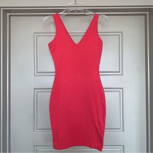 Red Bodycon Tank Dress